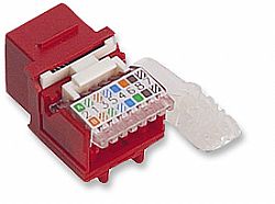 Cat5e Keystone Jacks, Tool-less